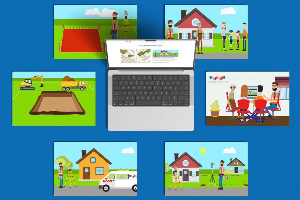 Werny Partner Webdesign Erklaerfilm Laptop