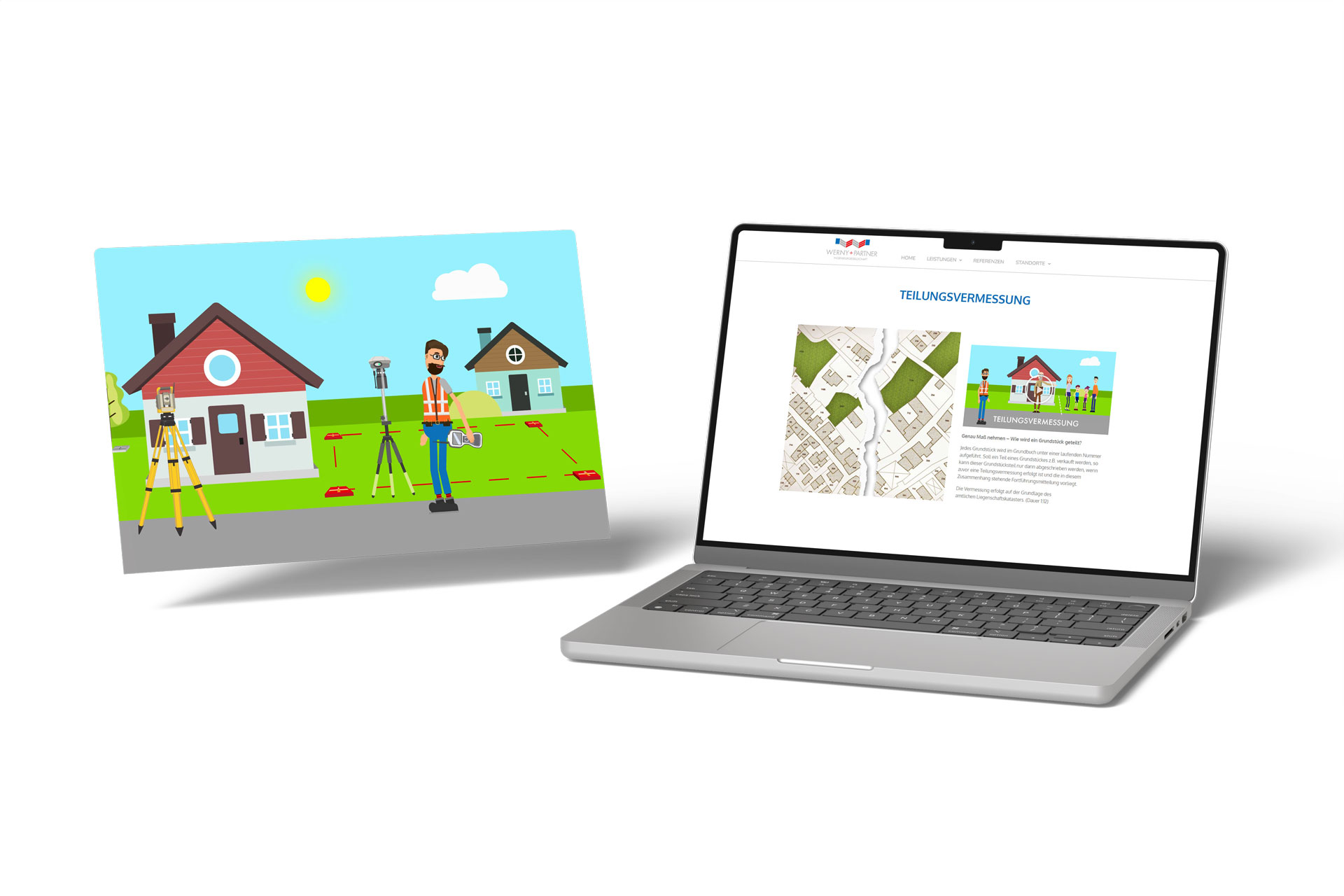 Werny Partner Webdesign Erklaerfilm Laptop