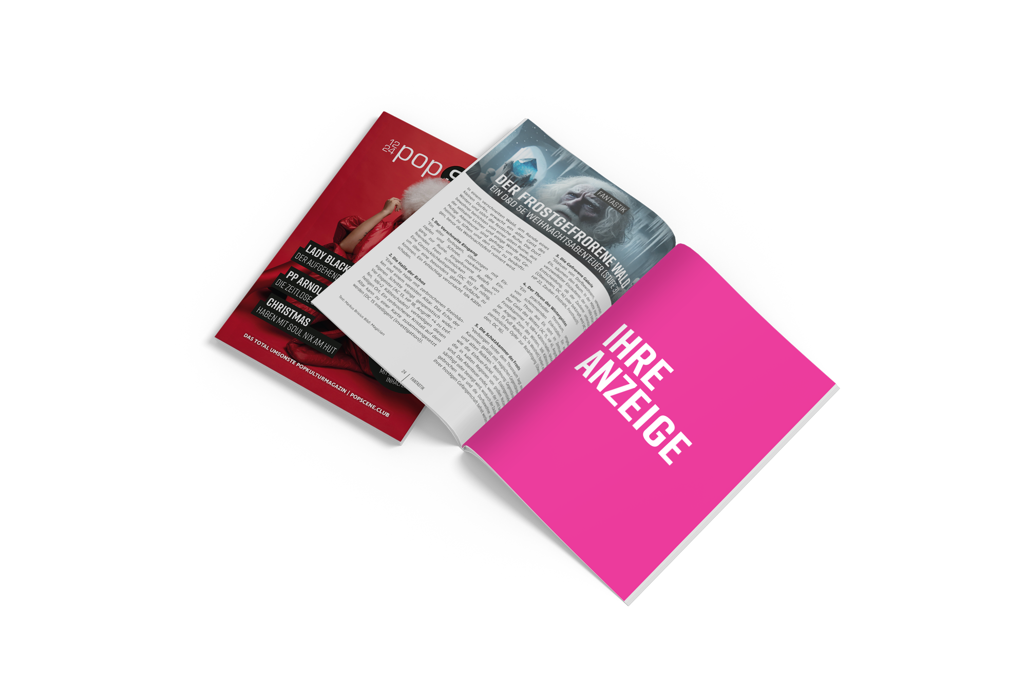 Magazin Popscene anzeige Saarbrücken